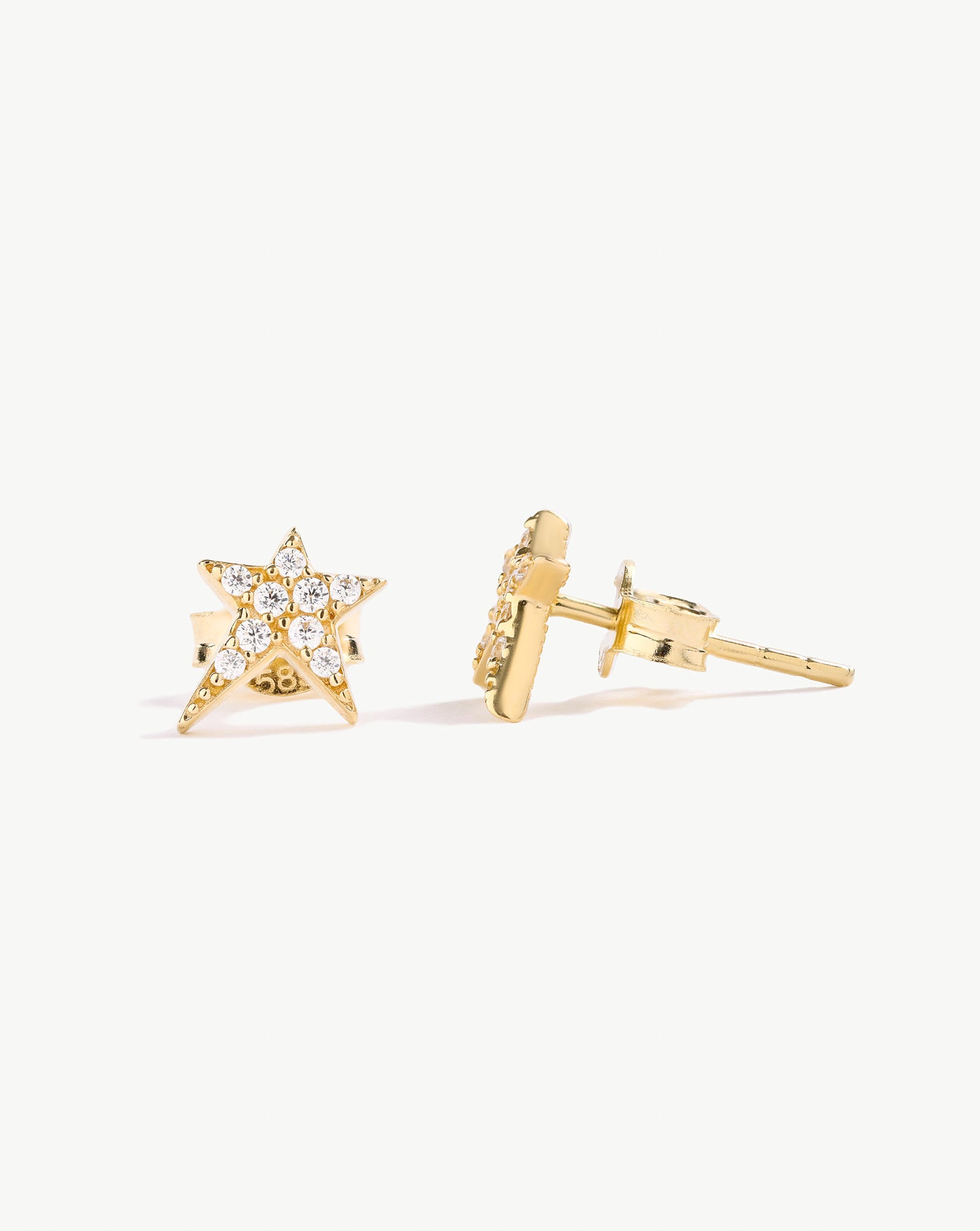 Pavé Star Studs