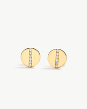 Zirconia Wavy Studs