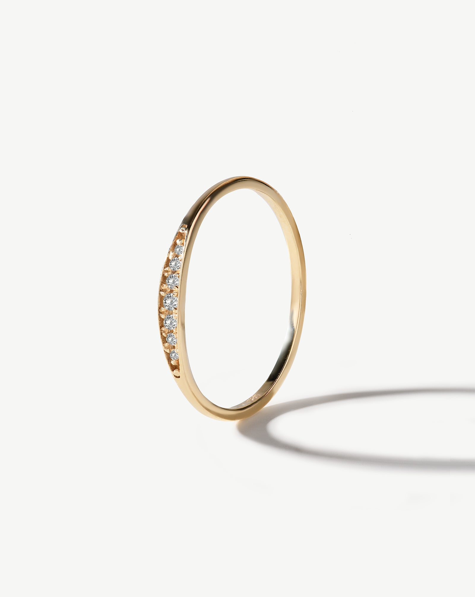 Pavé Diamond Thin Ring