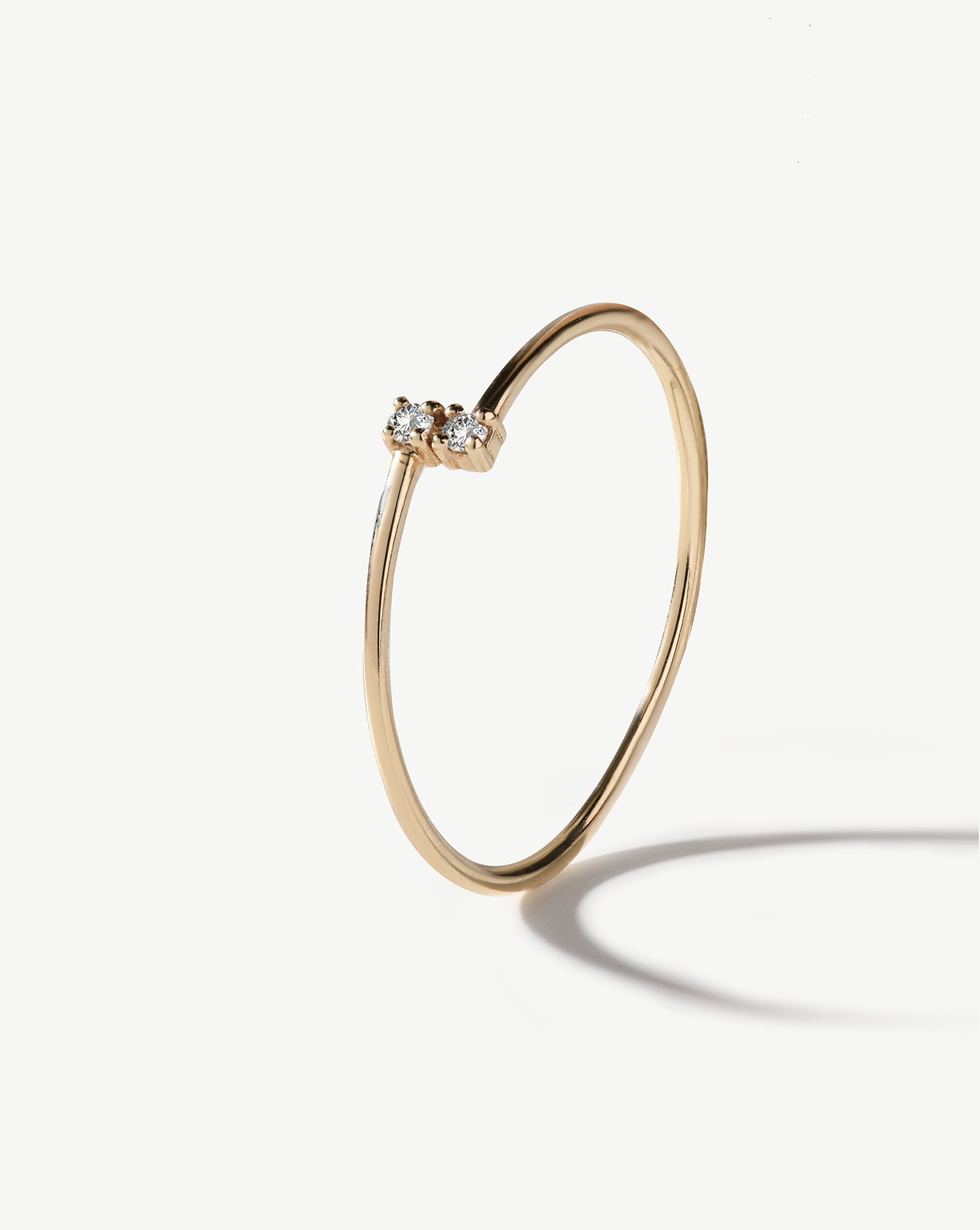 Diamond Asymmetric Ring