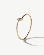 Diamond Asymmetric Ring