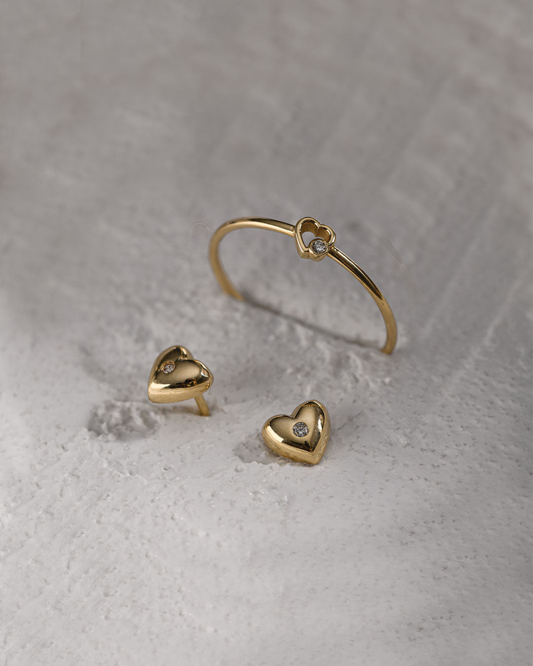 Heart Studs