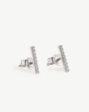 Pavé Bar Studs