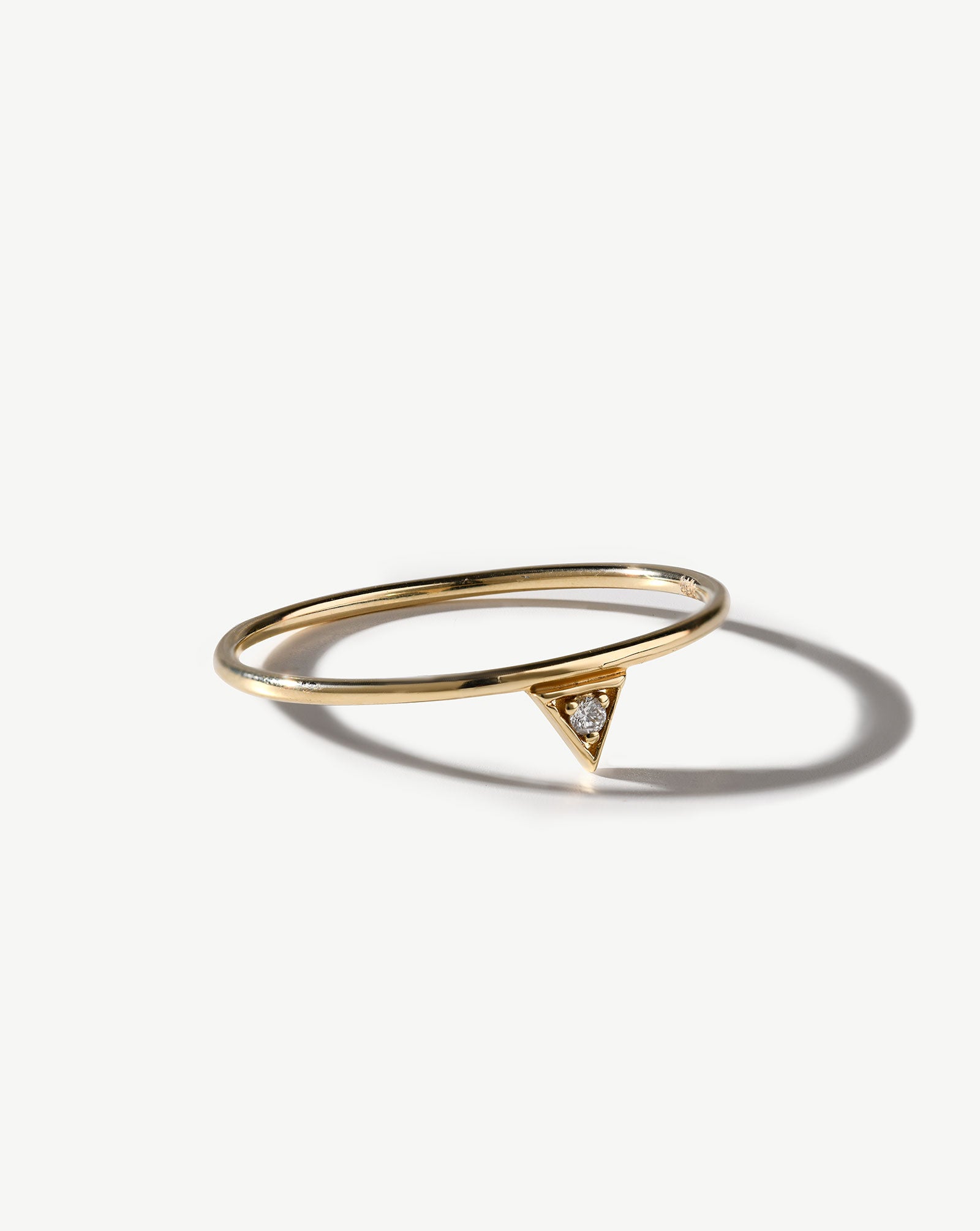 Diamond Triangle Ring