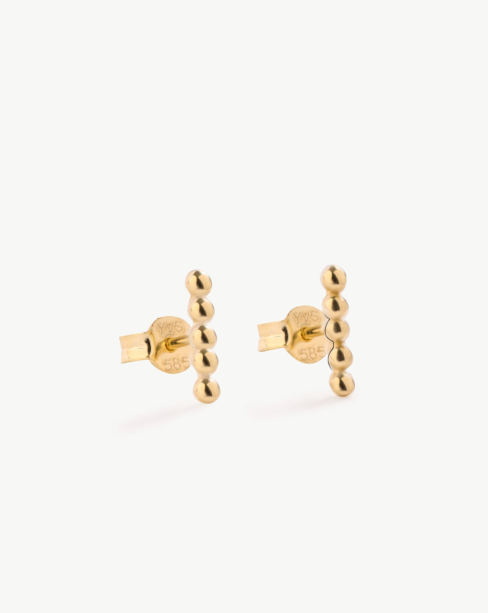 Beaded Bar Studs