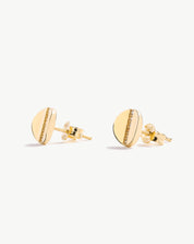 Zirconia Wavy Studs