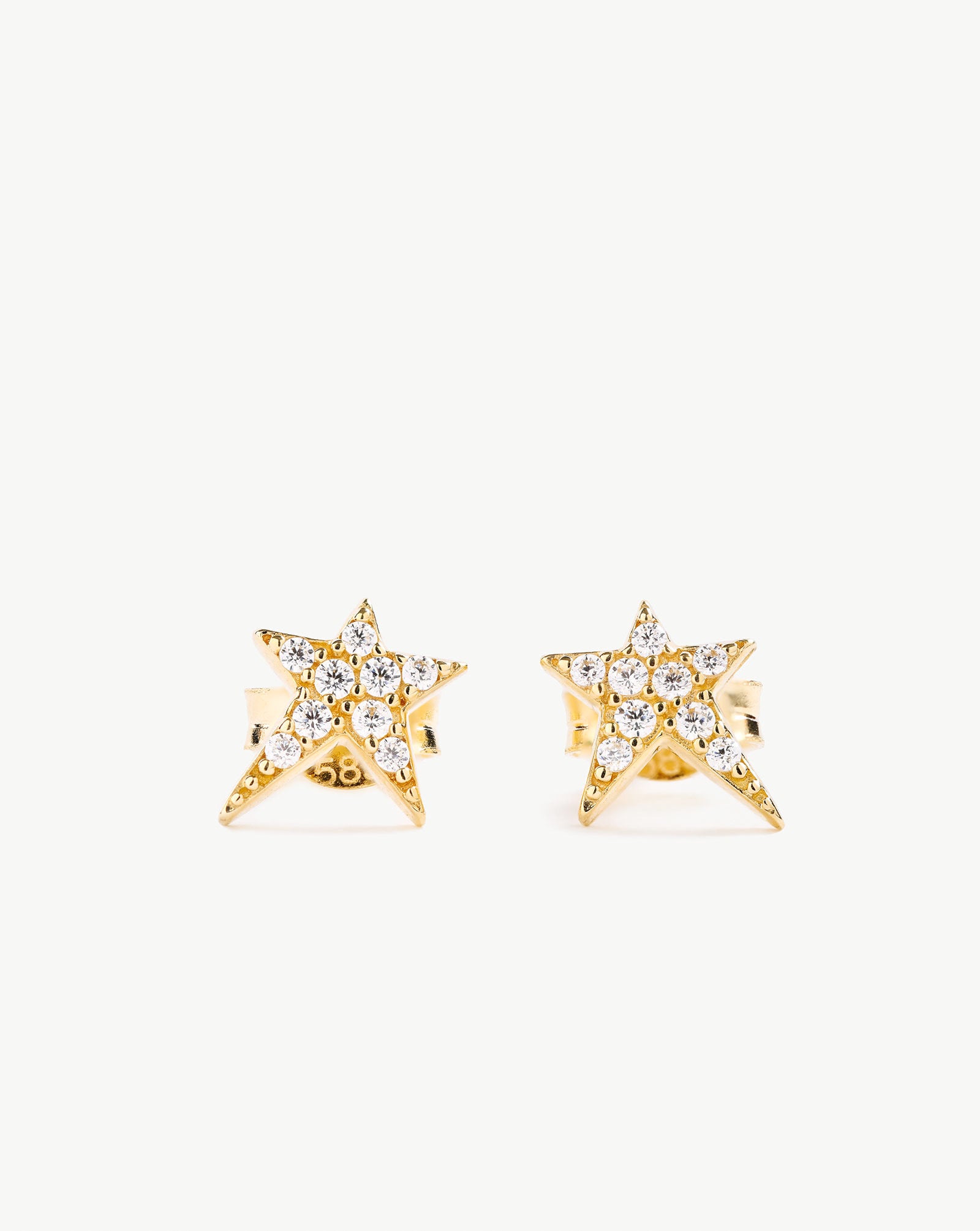 Pavé Star Studs