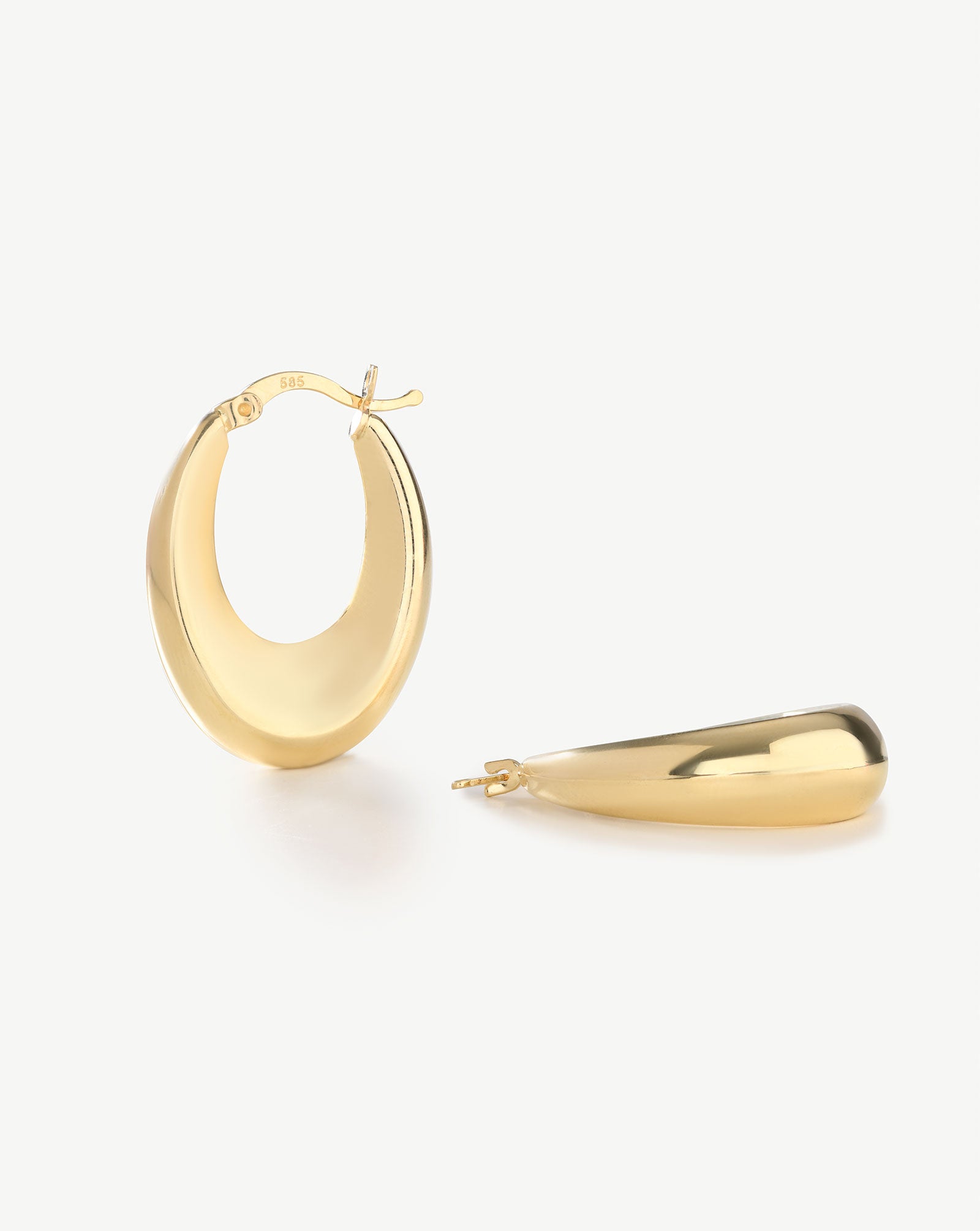 Raised Oval Hollow Hoops