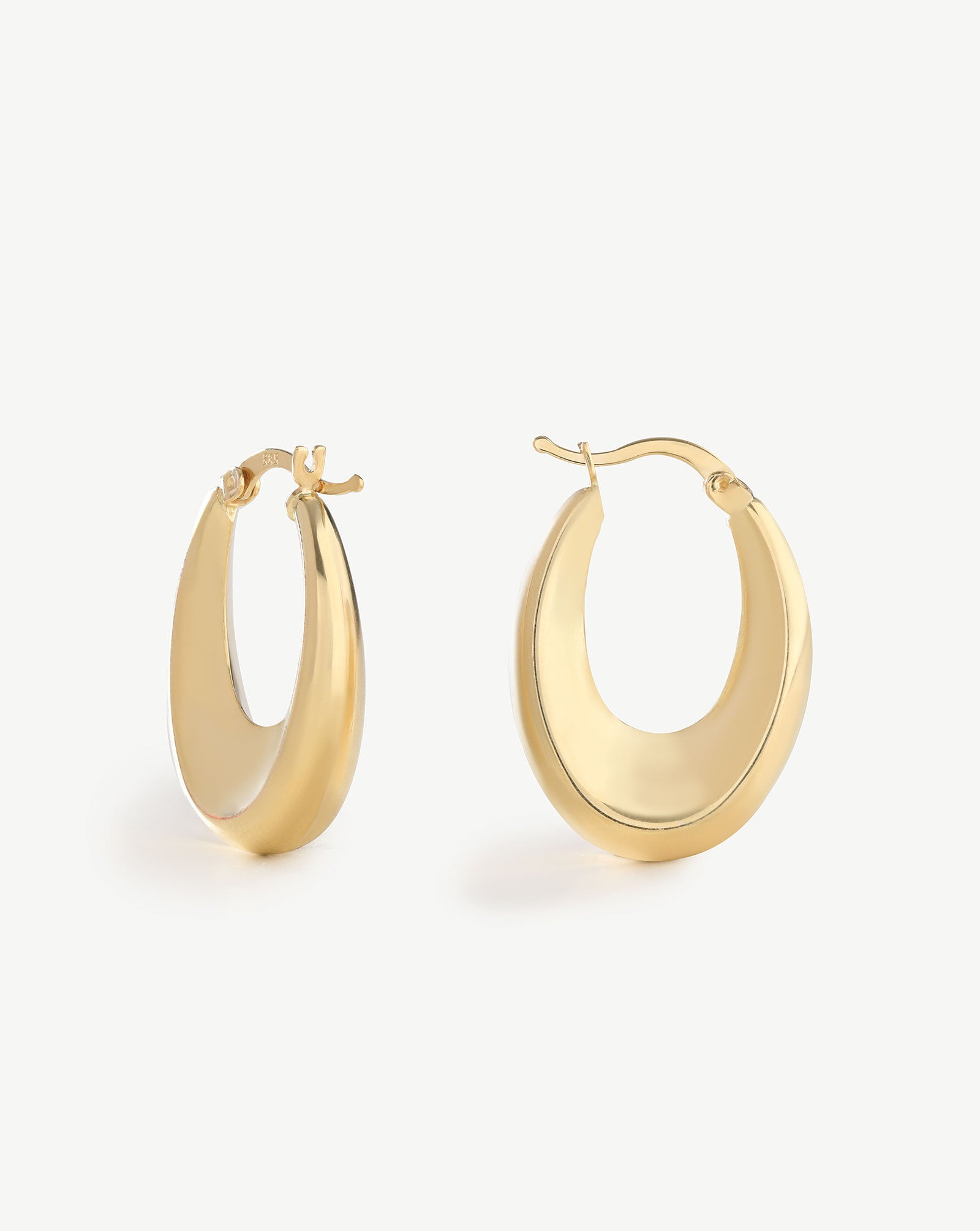 Raised Oval Hollow Hoops