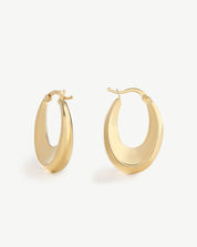 Raised Oval Hollow Hoops