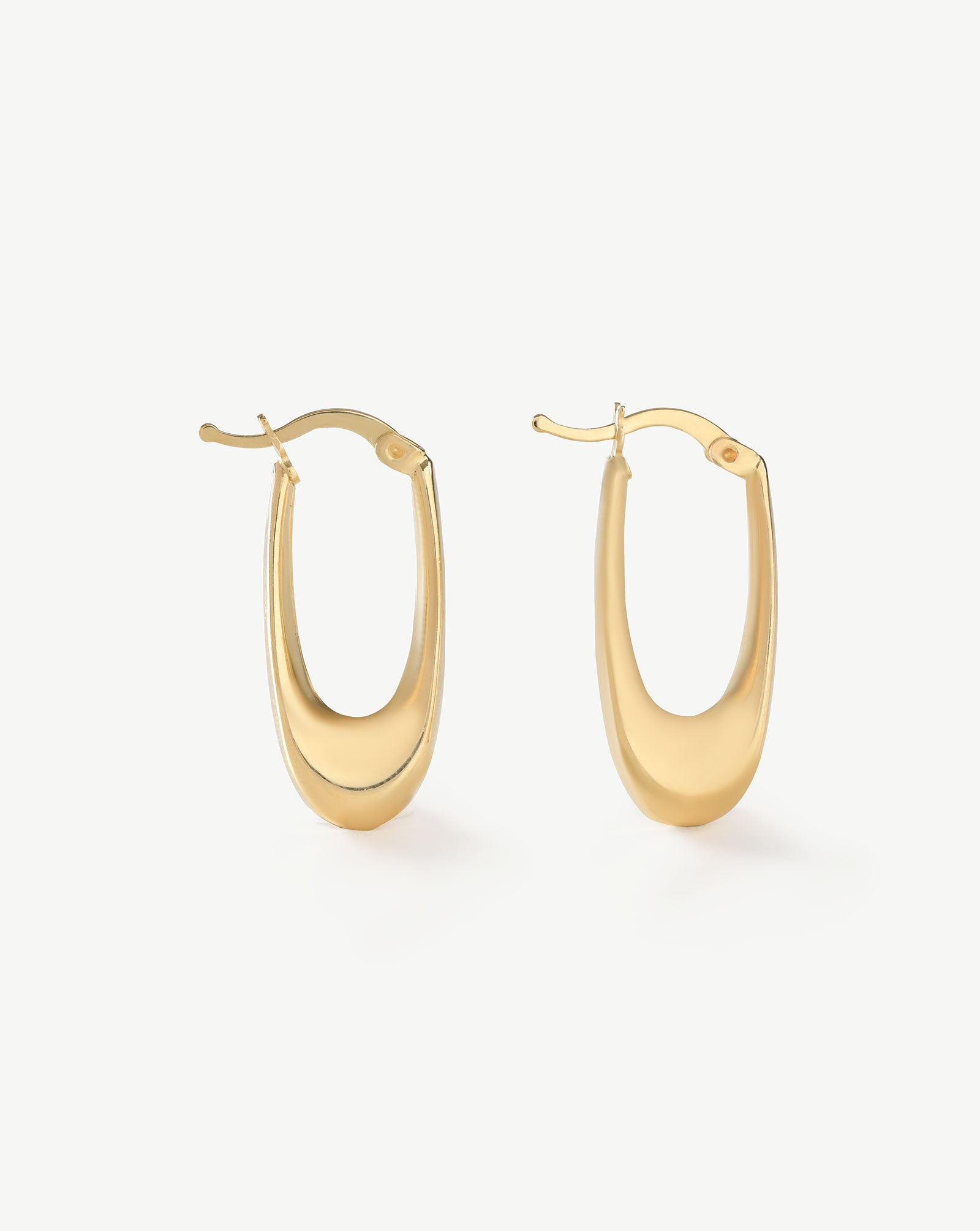 Long Oval Hollow Hoops