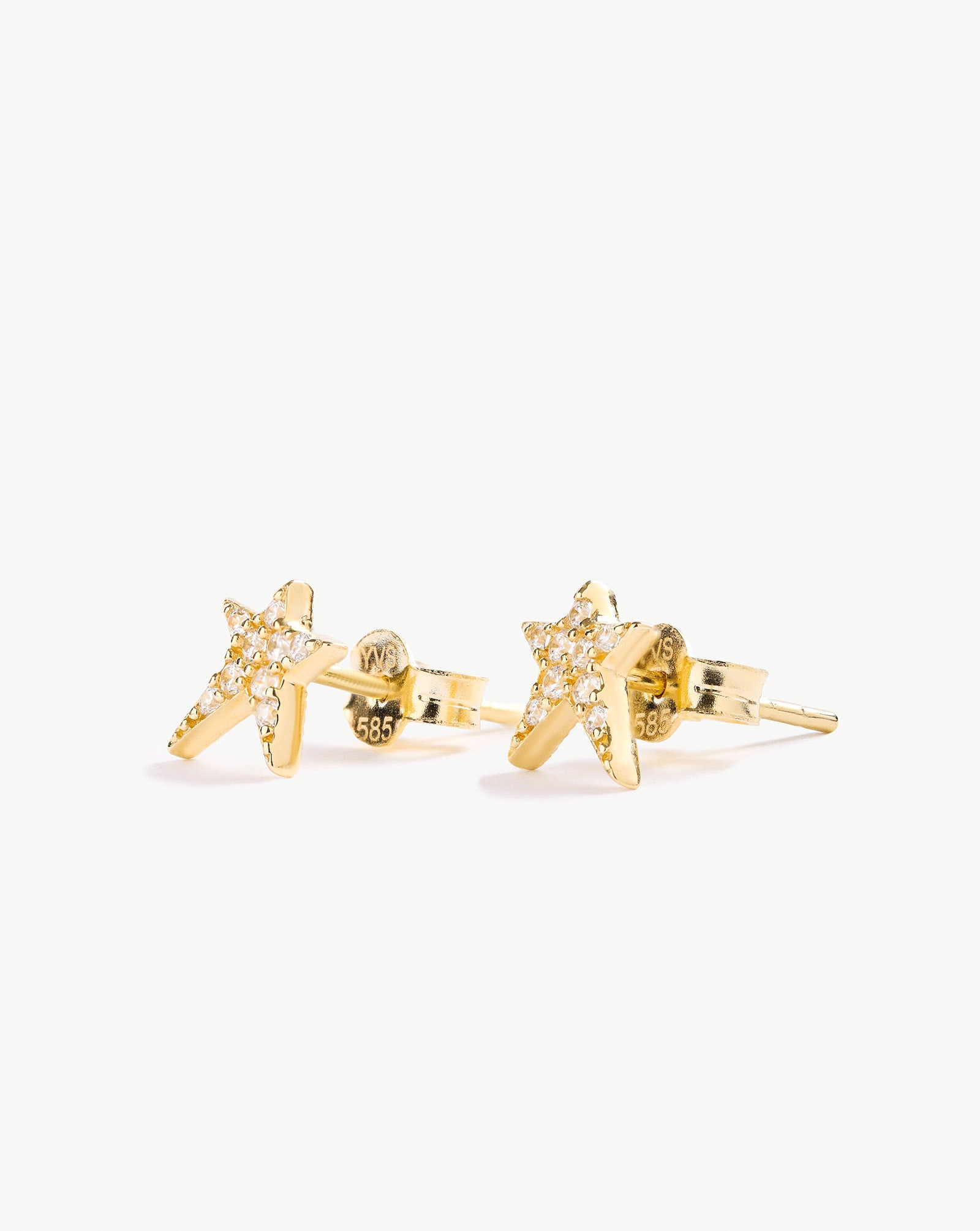 Pavé Star Studs