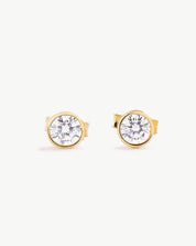 Zirconia Solitaire Studs