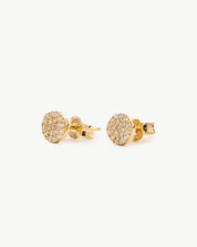 Pavé Round Studs