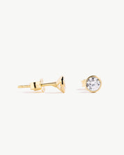 Zirconia Solitaire Studs