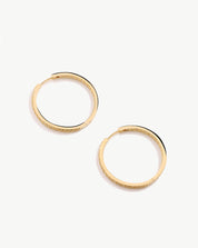 Pavé Thin Hoops