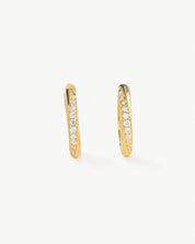 Twisted Zirconia Hoops