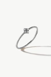 Diamond Diamond Slice Twist Ring